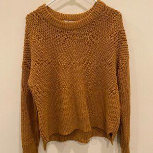 Madewell Balloon Sleeve Sweater- Egyptian Gold